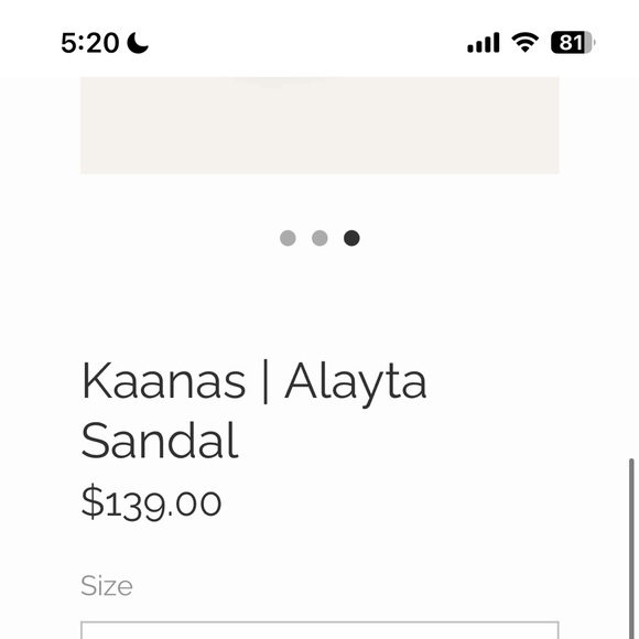 Kaanas Alayta Black Strappy Sandals - Picture 4 of 7